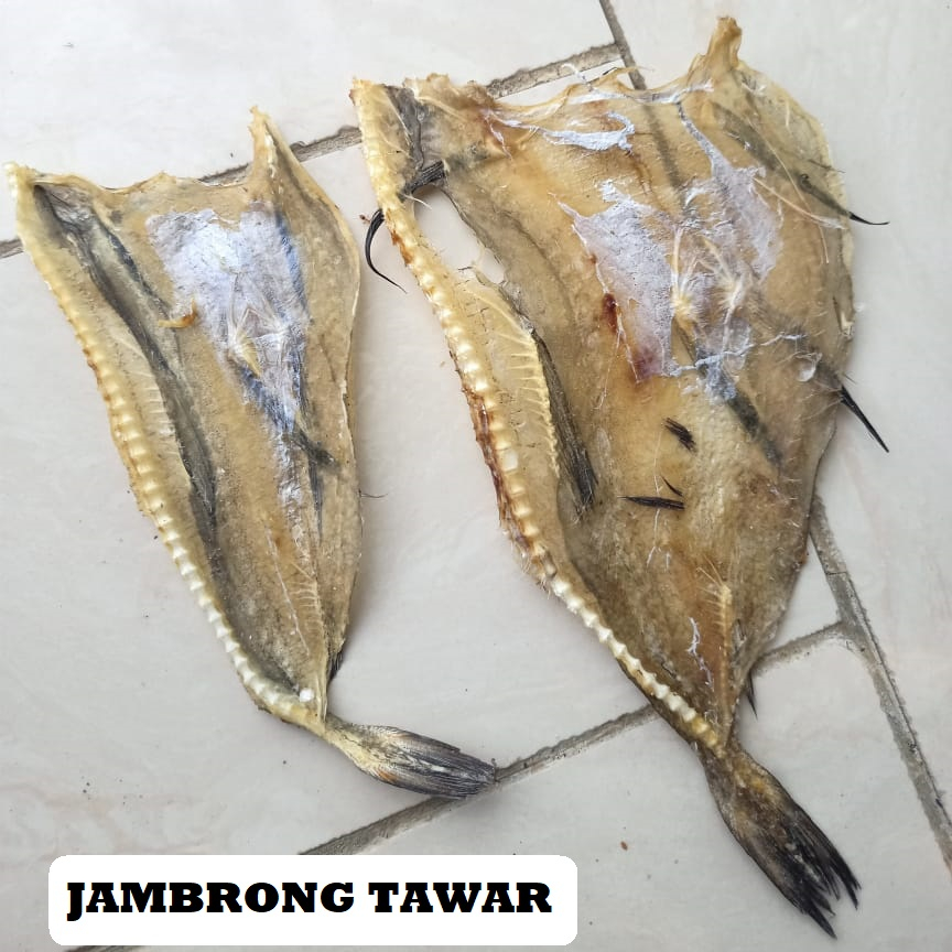 

Ikan asin jambrong belah - Ikan tipis tarakan / sitting belah ikan lumi kering