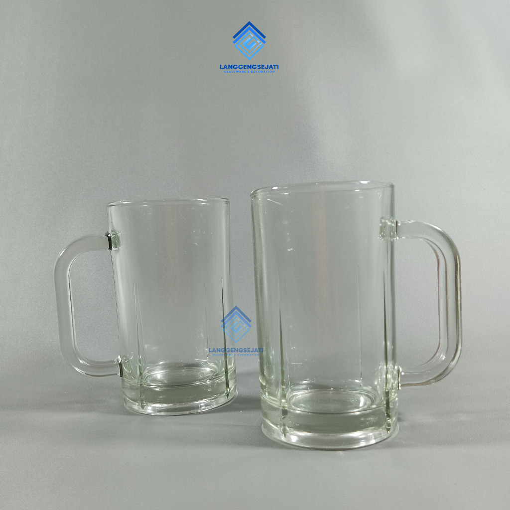 GELAS CITINOVA MONACO / GELAS KACA MUG BIR / GELAS  GAGANG / GELAS BESAR / GELAS TINGGI / GELAS MINU