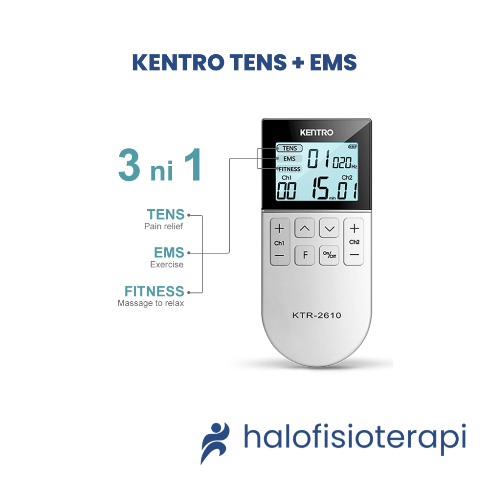 TENS EMS Fisioterapi Kentro Portable Stimulator