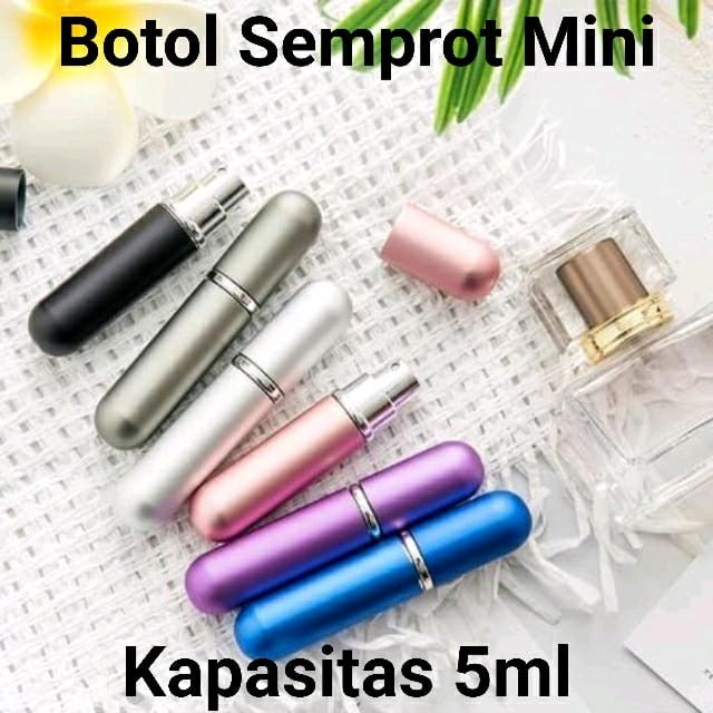Tempat Botol Parfume Mini isi ulang / Refill Parfume 5ml / Botol Parfume Atomize
