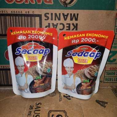 

1 DUS KECAP MANIS SEDAAP UKURAN 63ML ISI 48 PCS - GOB