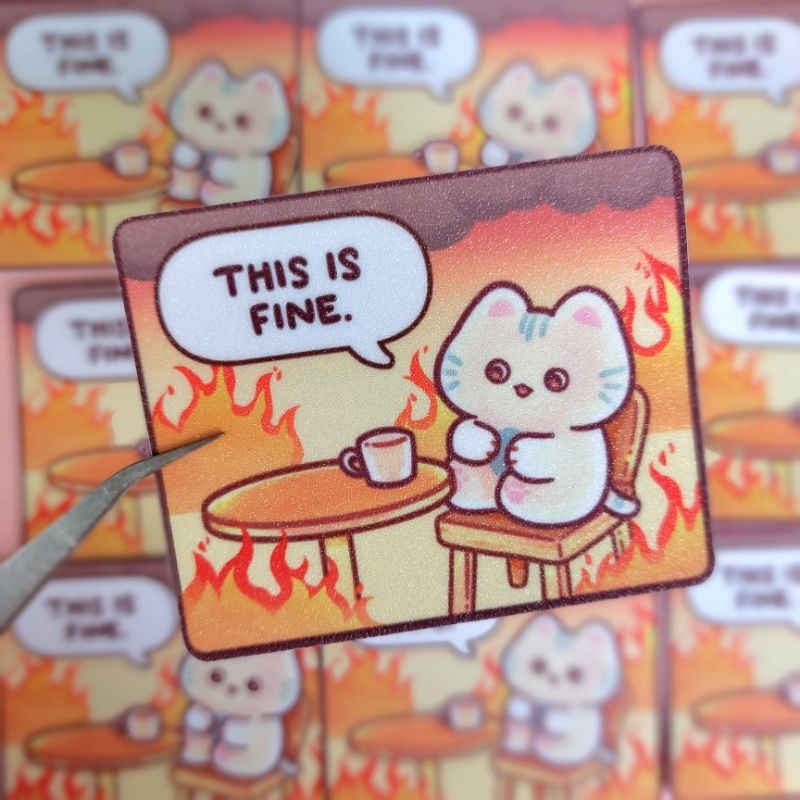 

Leendoodles - This is Fine Glitter Sticker