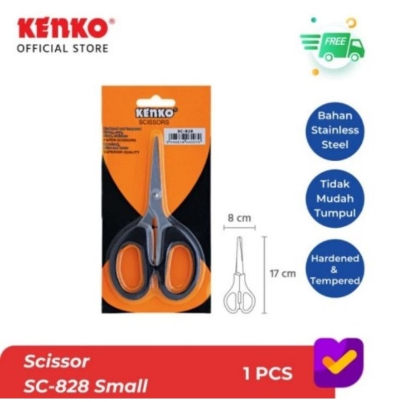 

SJS gunting KENKO SC-828/ pemotong kertas/ gunting kertas/ gunting rambut