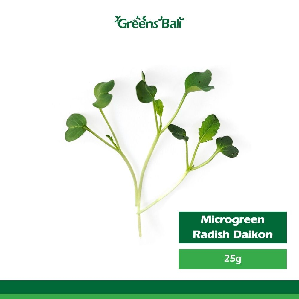 

Greens Bali Radish Daikon Microgreens 25g