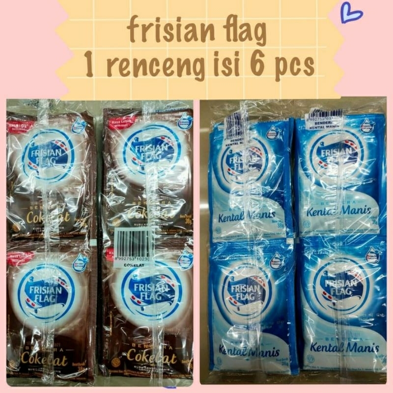 

Frisian flag renceng isi 12 pcs susu kental manis