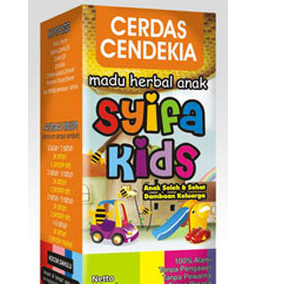 

ORIGINAL MURAH MADU HERBAL ANAK SYIFA KIDS CERDAS CENDIKIA HIU- 100 ML