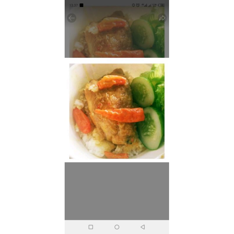 

Ricebowl Ayam Lodho