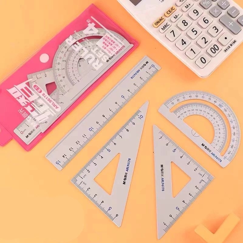

M&G Aluminium Alloy Ruler Set 4pcs colorful