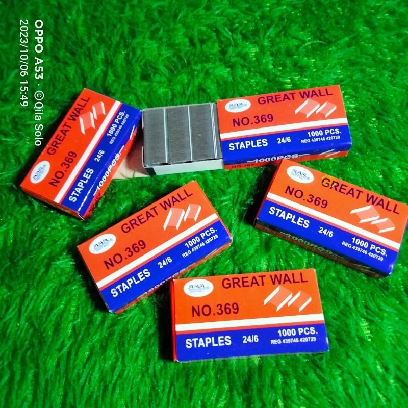 

Isi Stepler 3 GREAT WALL No.369 (24/6) untuk stapler HD 50