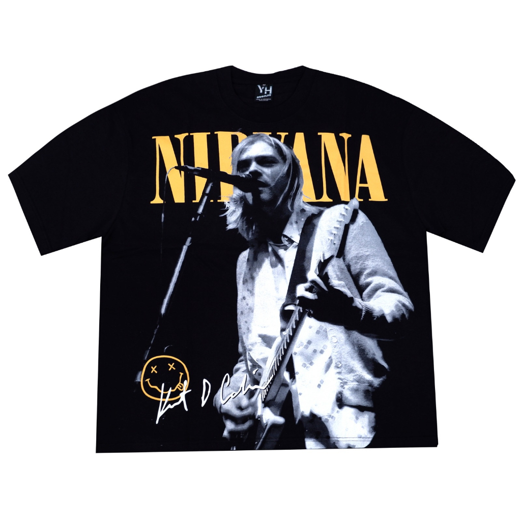BIG OVERSIZE T-SHIRT NIRVANA KURT COBAIN YH BOOTLEG