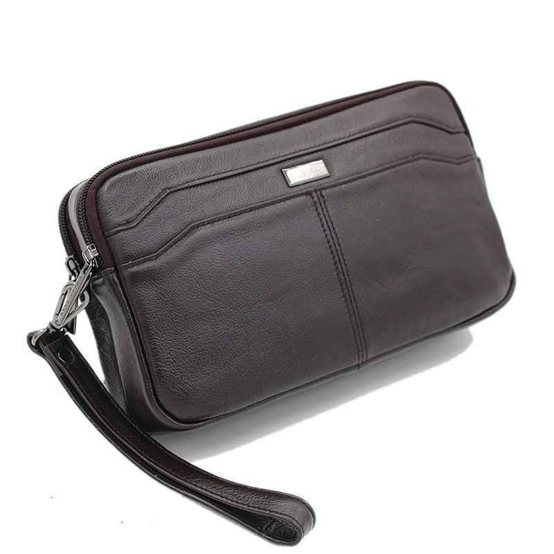 Handbag Kulit Asli Import Pria dan Wanita Clutch Kulit Asli Import RZ61726 Tas Tangan Kulit Asli Imp