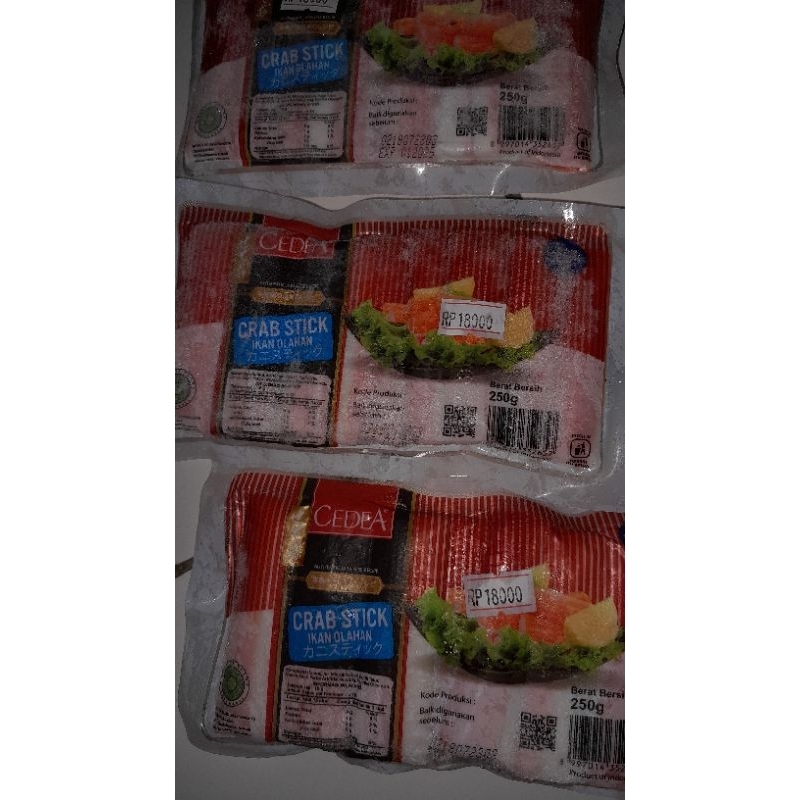 

Berkah Frozen #crab stick Cedea 250 gr