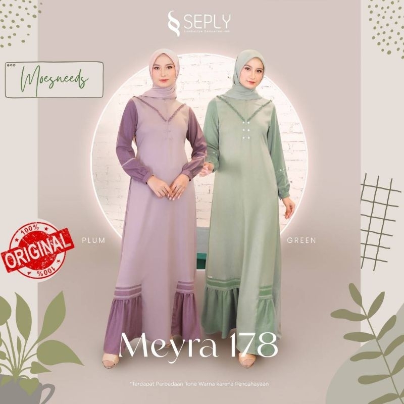 Seply Gamis Wanita Dewasa Terbaru Kekinian Meyra 178