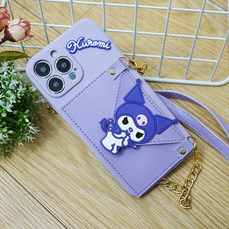 Case Dompet Tali Rantai 3D3 Case Oppo  A17 A77S A15 A16 A54 A55 A74 A95 A12 A5S A7 A52 A92 A3S A1K A