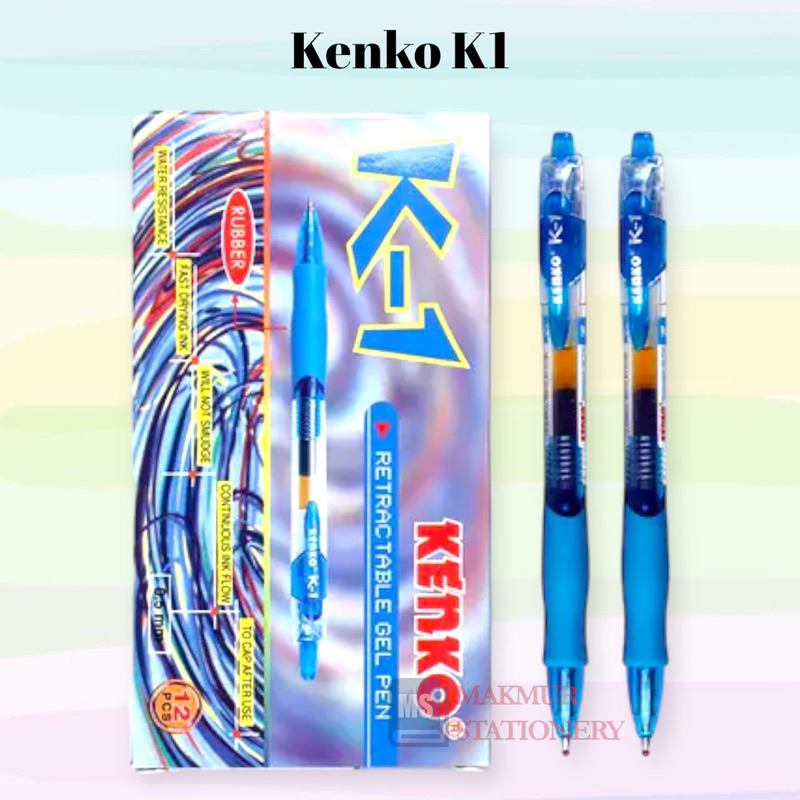 

HJK Pulpen / Ballpoint / Pen Gel Kenko K-1 (12 Pcs)