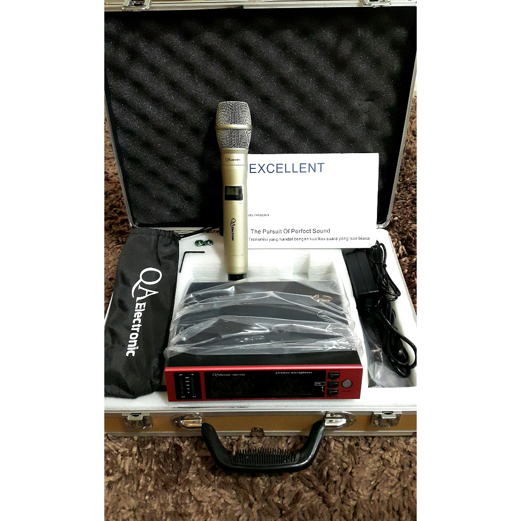 QA Electronic HMD11 PRO White Mic Wireless - Microphone HMD-11 HMD 11