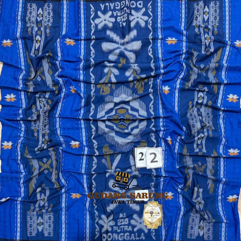 SARUNG BHS DONGGALA SONGKET AFKIR ORIGINAL (KEMASAN PLASTIK) GS