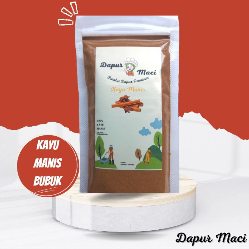 

Kayu Manis Bubuk / Ground Cinnamon / Bumbu Dapur / Pouch Refill 100 Gr - Dapur Maci