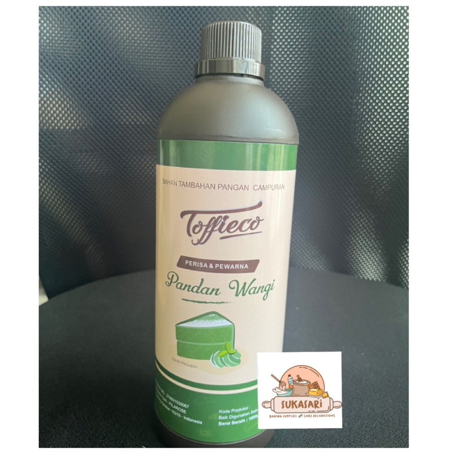 

Toffieco Pasta Pandan Wangi 1kg perisa pewarna paste
