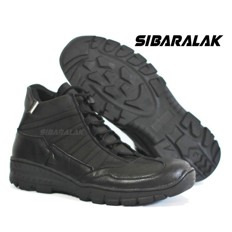 Sibaralak Sepatu PDL Kulit Ninja Pendek TNI Polri Lantas Security
