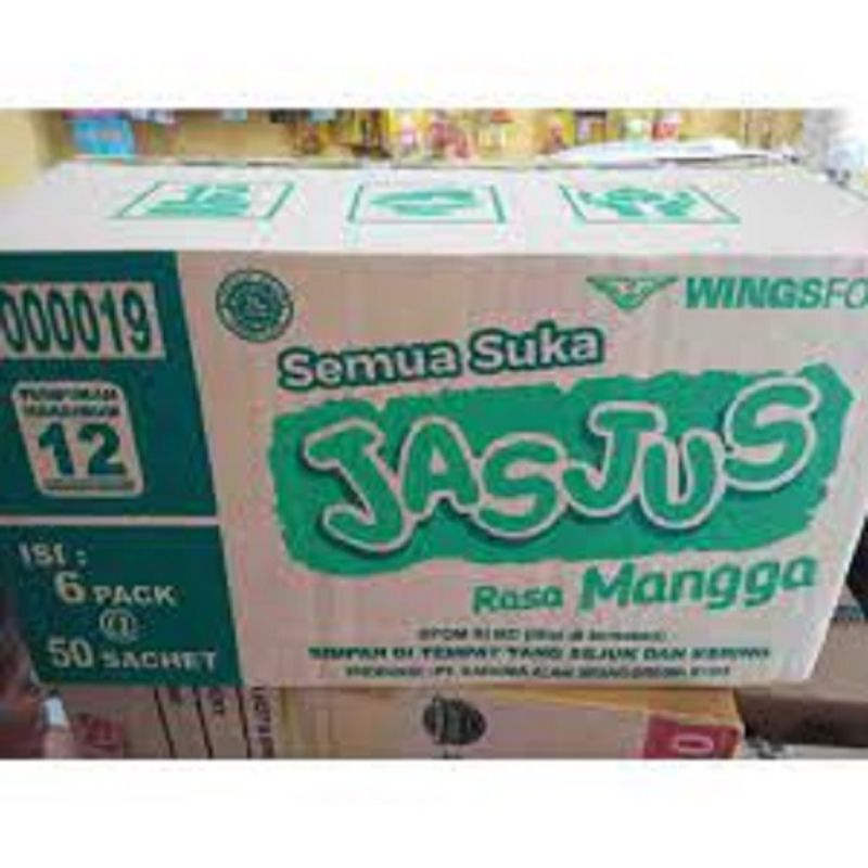 

1 DUS JASJUS MINUMAN SERBUK RASA BUAH UKURAN 7GRAM ISI 300PCS - JPN