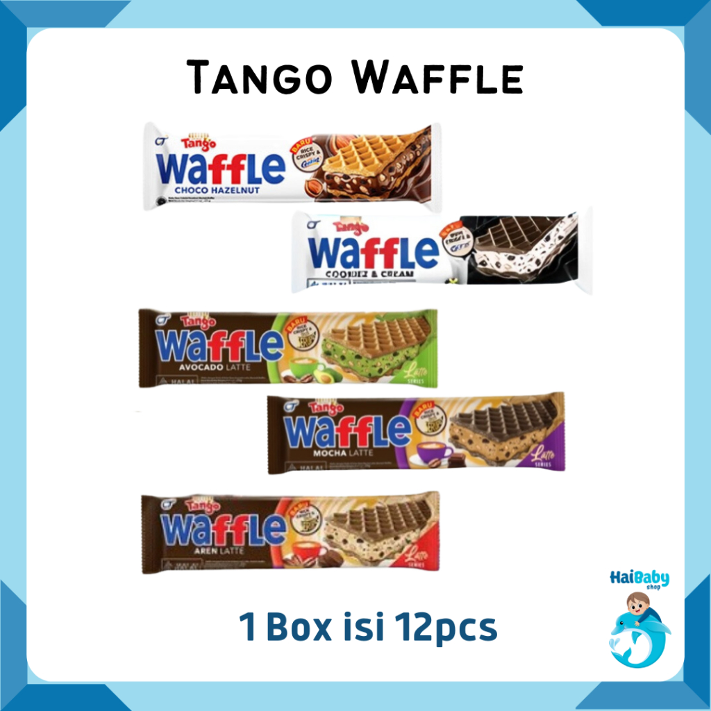 

Tango Wafle Hazelnut/Mocha/Cookies & Cream/Avocado Latte/1 Box isi 12pcs