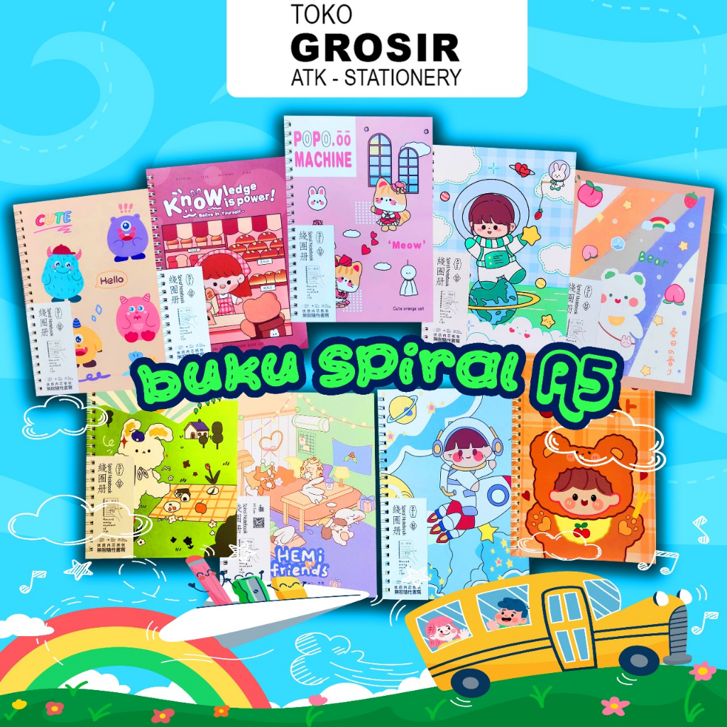 

BUKU SPIRAL A5 WZ6525