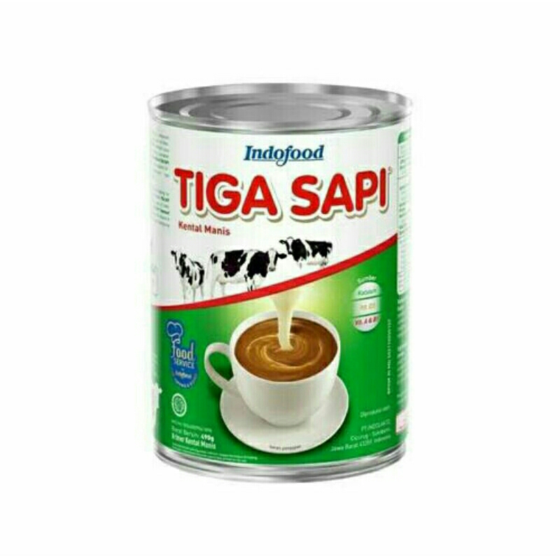 tiga sapi kental manis,  susu kental manis