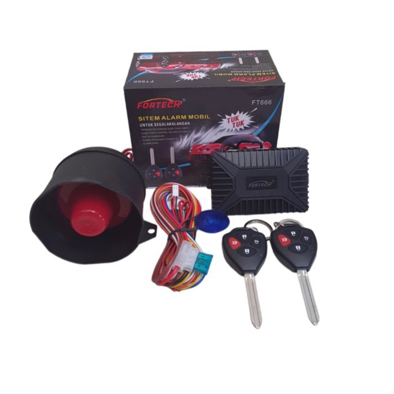 Alarm mobil model remot kunci inova 4 tombol