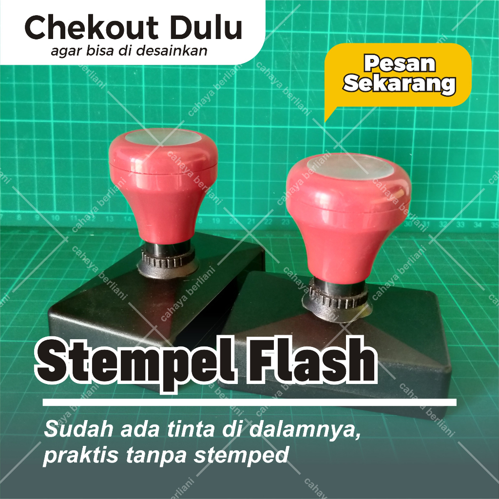 

Stempel Flash Otomatis - Persegi Besar
