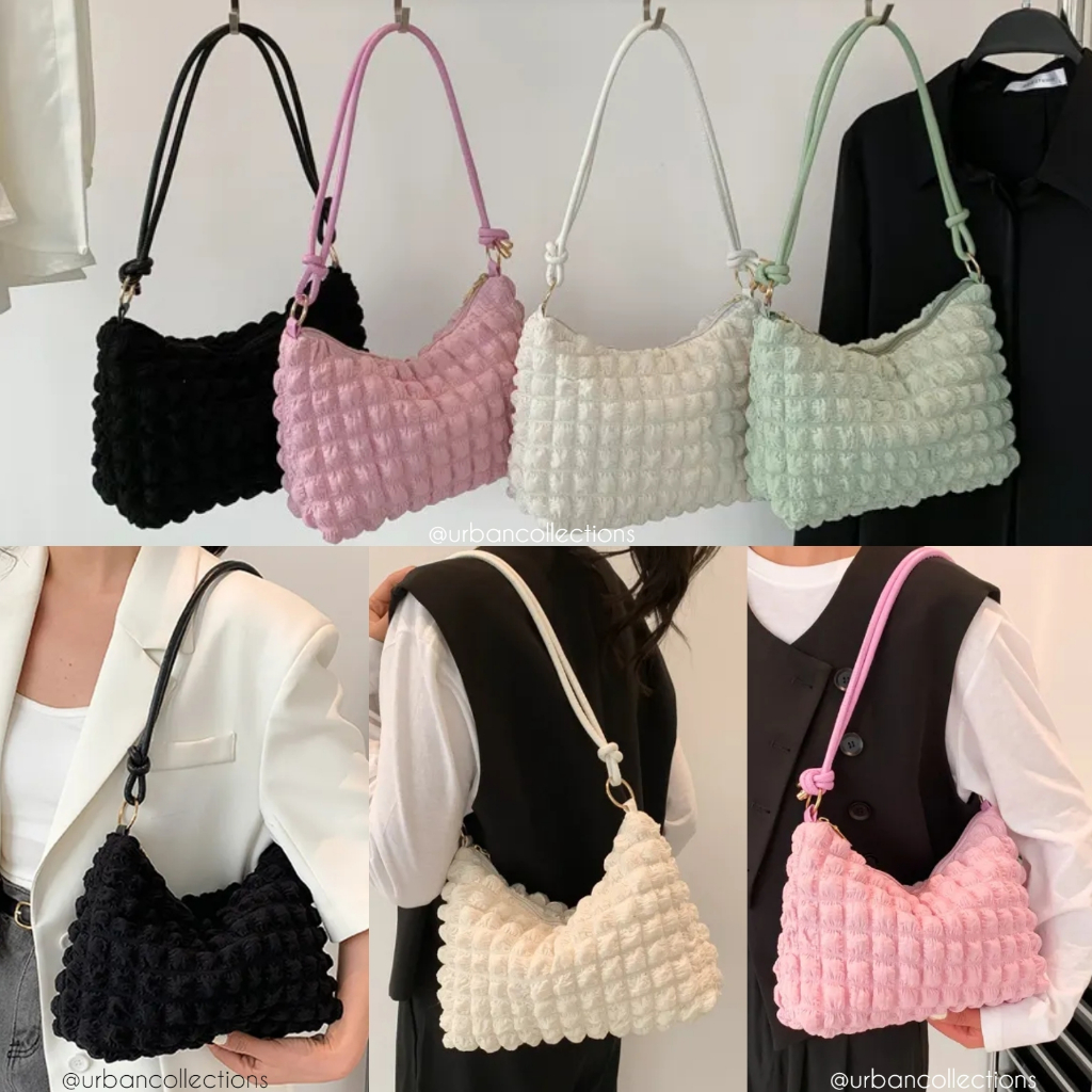 FLASH SALE PUFFY BAG KOREAN BAG TAS KOREA TOTE BAG KOREAN PUFF BAG SHOULDER BAG TAS BAHU TAS KOREAN