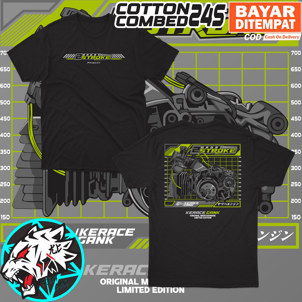 Kaos 2 Stroke 2 Tak Indonesia Baju Ragat 2stroke Big Size Jumbo