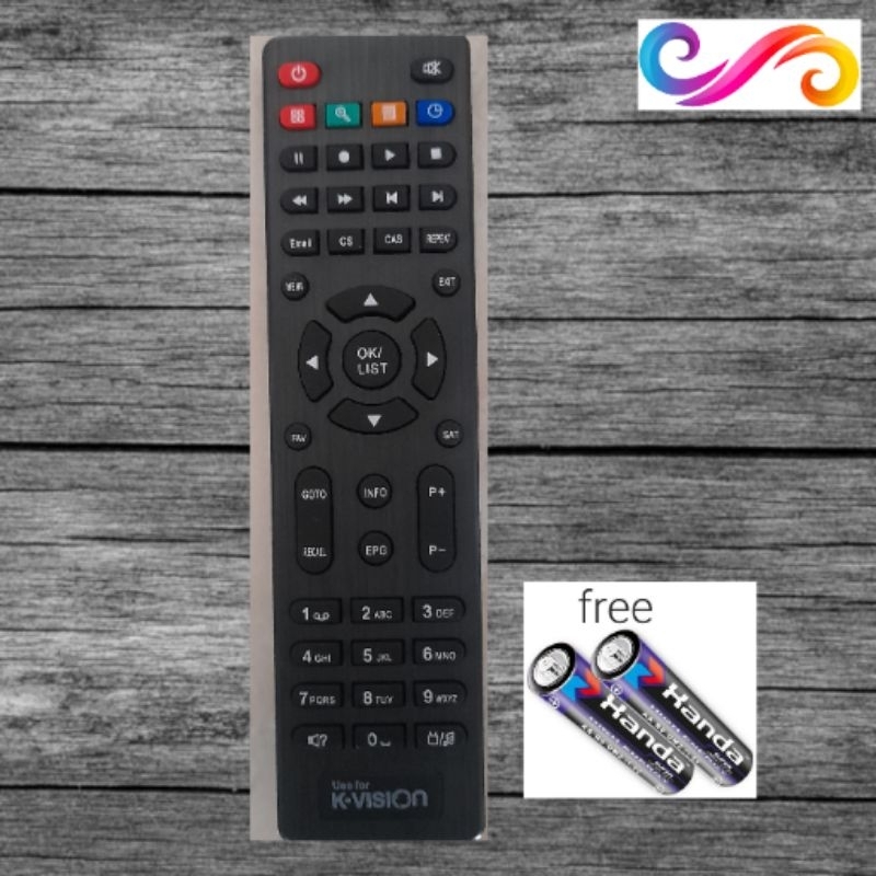 REMOT DIGITAL PARABOLA K-VISION ORIGINAL + Batrai