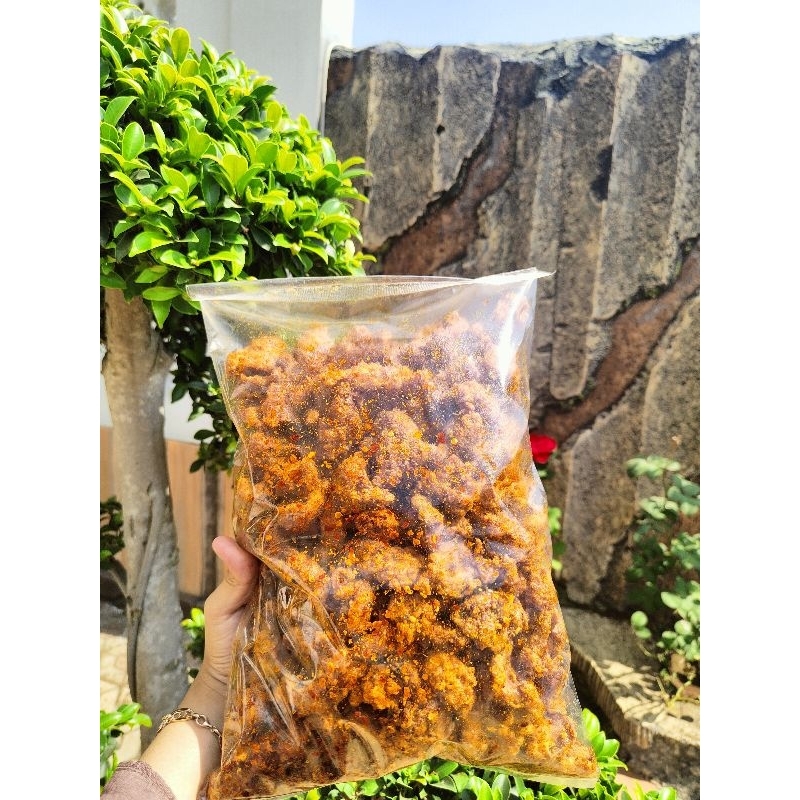 

kulit ayam crispy pedas daun jeruk 1kg