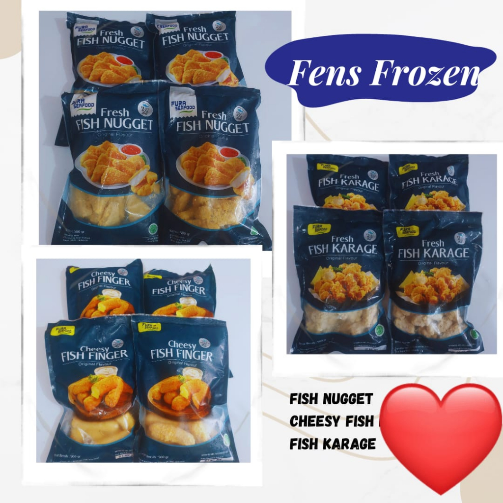 

NUGGET IKAN, Fish Nugget, Fish Karage & Cheesy Fish Finger