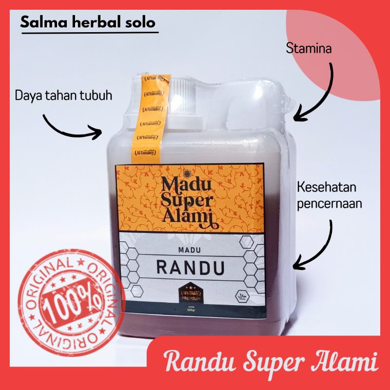 

Salma Herbal - Madu Randu Super Alami Al Yamany 500 Gram