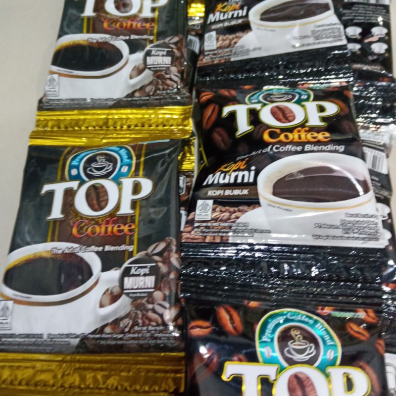 

100 sachet top kopi mini 7gr
