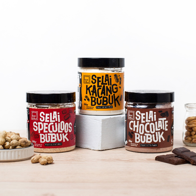 

QH Selai Lean Lab Triple Pack (250gr x3) Selai Coklat / Kacang Bubuk (Vegan, Low Calorie, Low Fat)