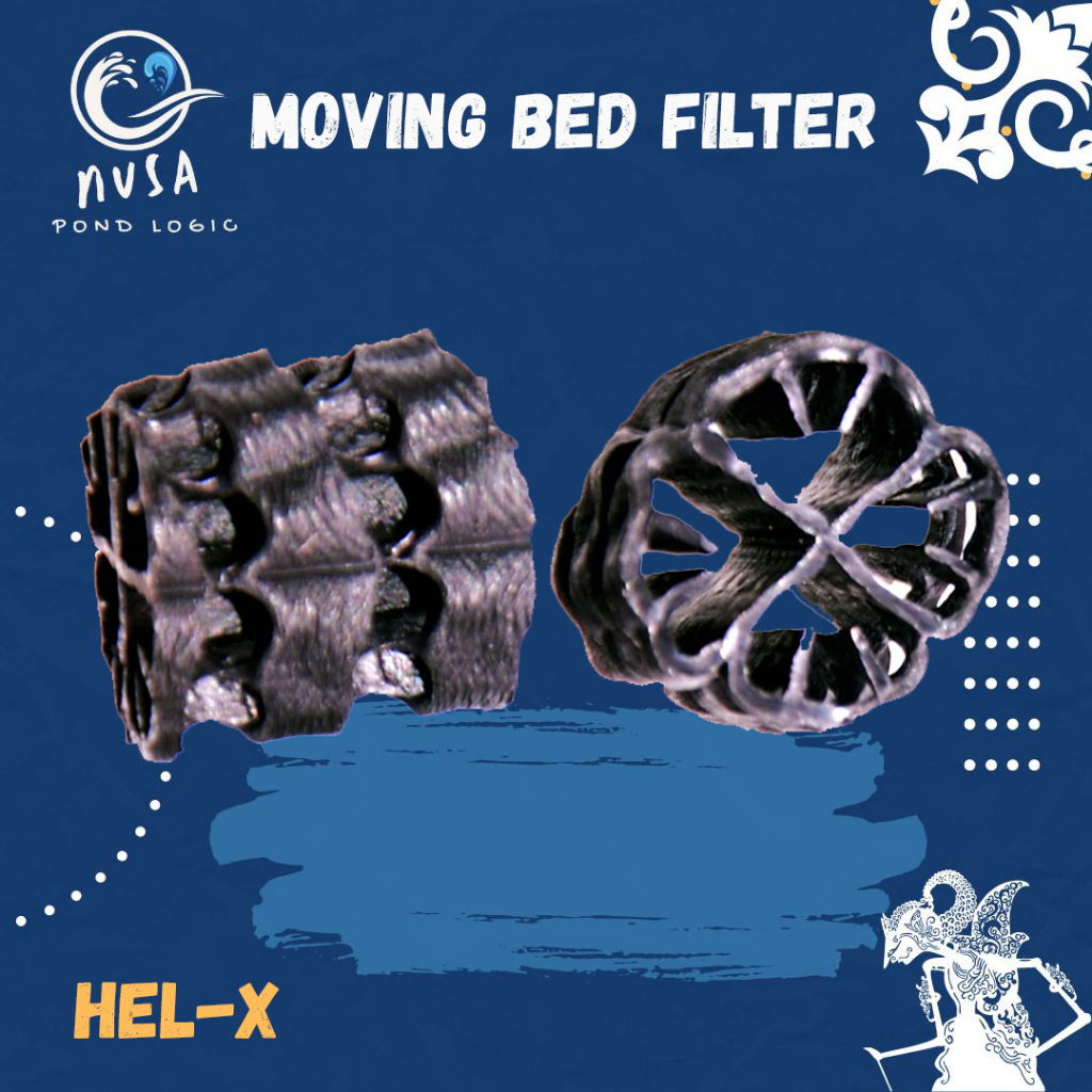 Moving Bed Media Filter Kaldness Helix Koi Filter Biological