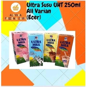 

Ultra Susu UHT 250ml All Varian (Ecer)