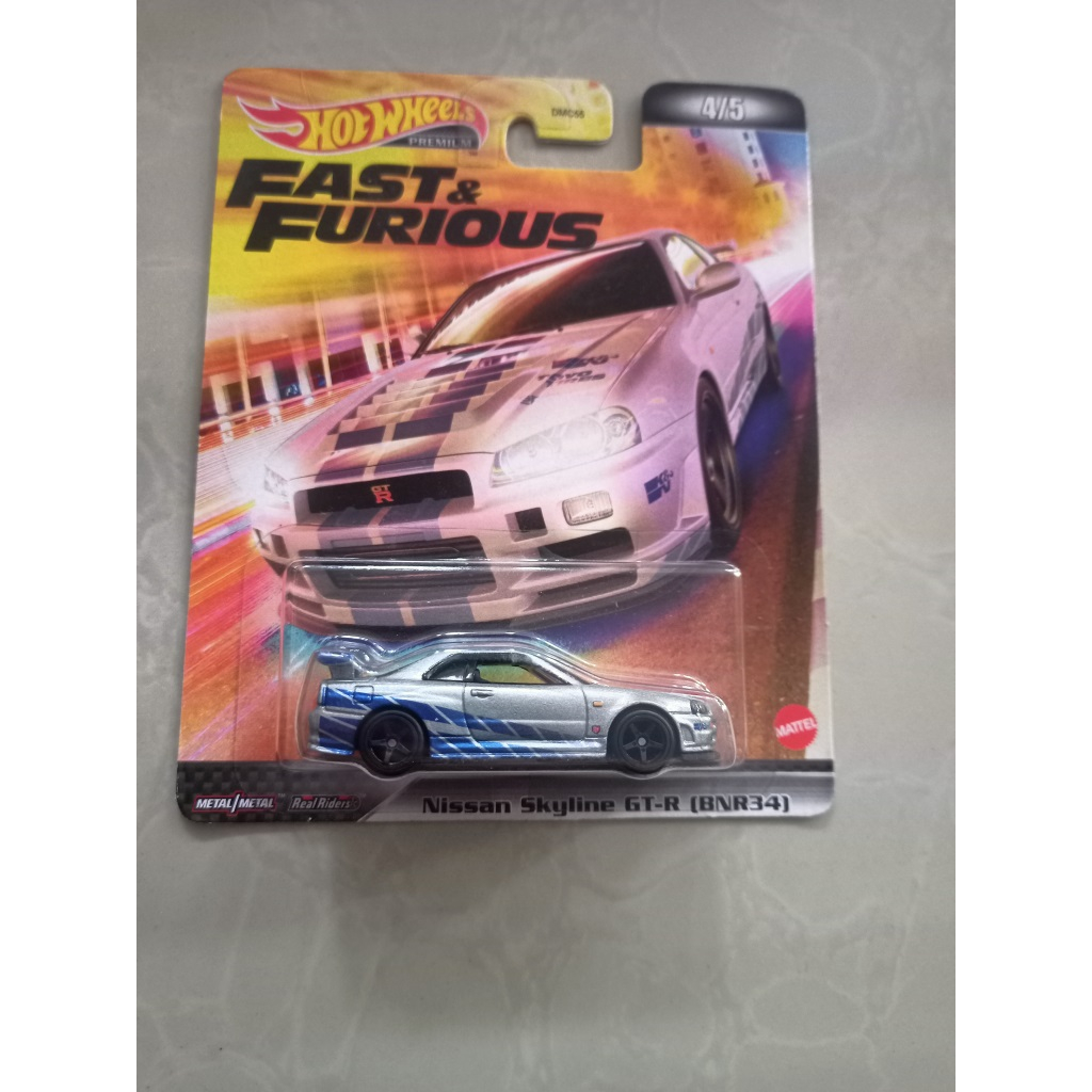 HOTWHEELS NISSAN SKYLINE R34 FAST AND FURIOUS