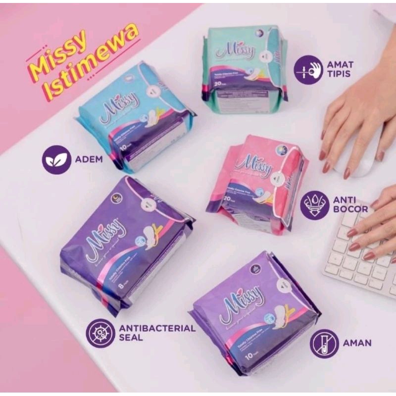 MISSY pembalut kesehatan wanita FREE HADIAH