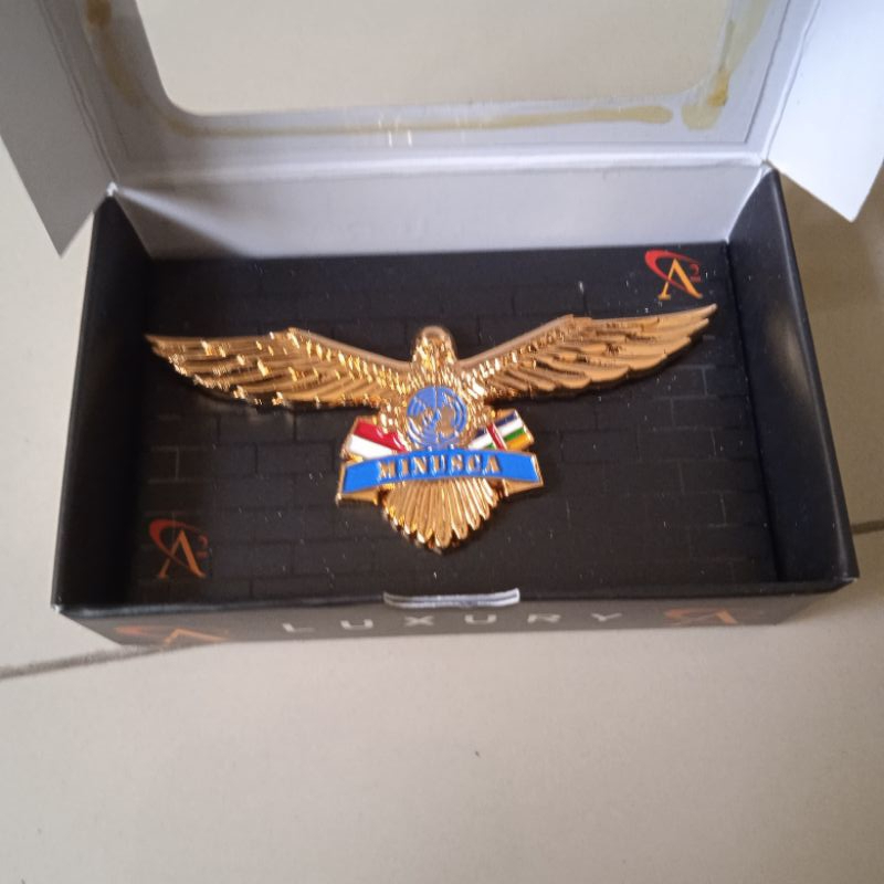 brevet wing pdh minusca gold silver tni ad