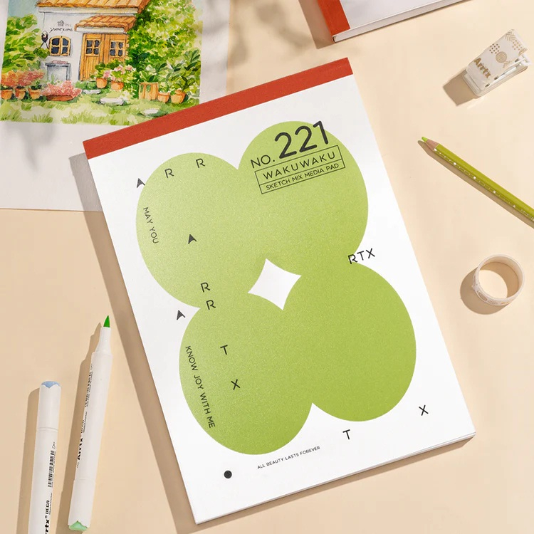 

Arrtx sketch mix media pad no.221 A4