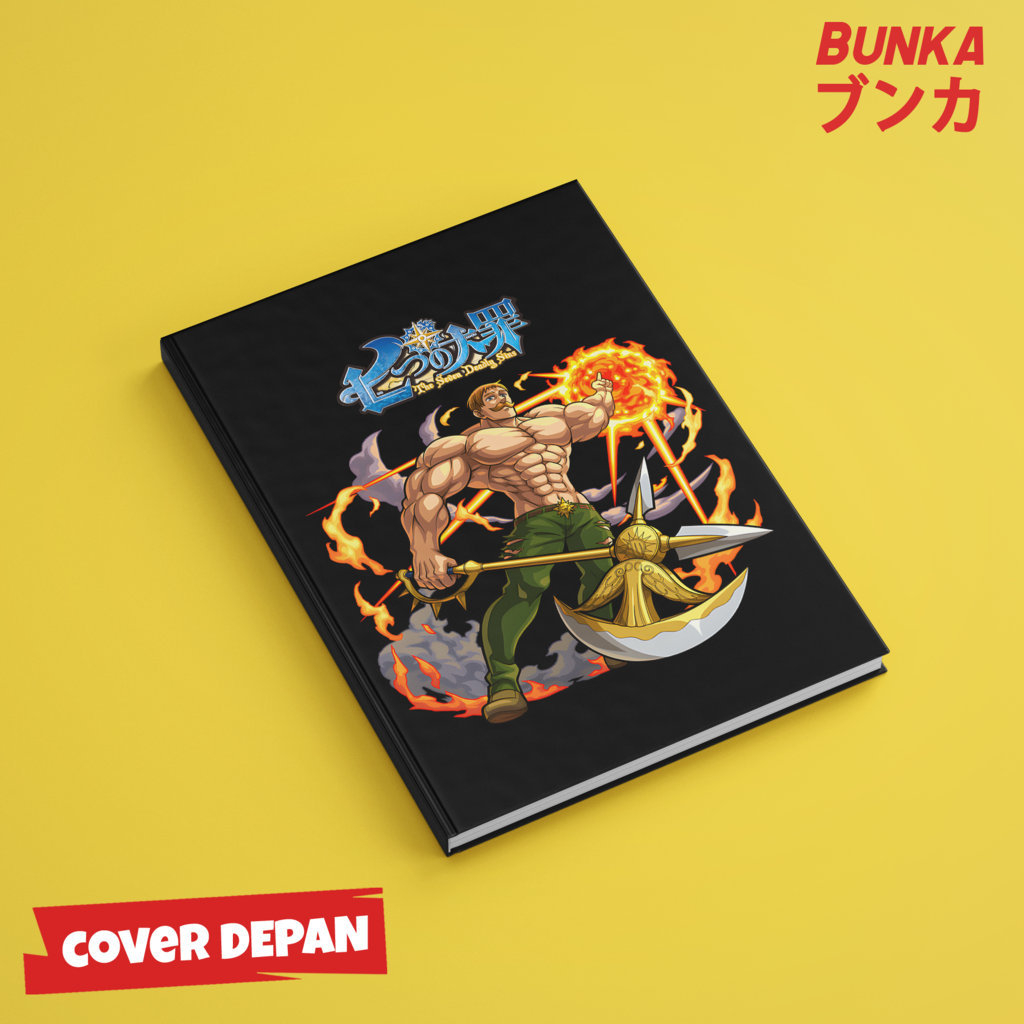 

Note Book Aesthetic Anime Nanatsu no Taizai Escanor Design Hardcover A5 Buku Tulis Catatan Notes Agenda Planner Jurnal vintage buku catatan story book kado anniversary valentine cowok cewek murah