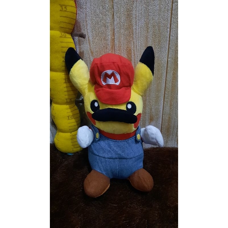 Boneka pokemon pikachu Kostum ori