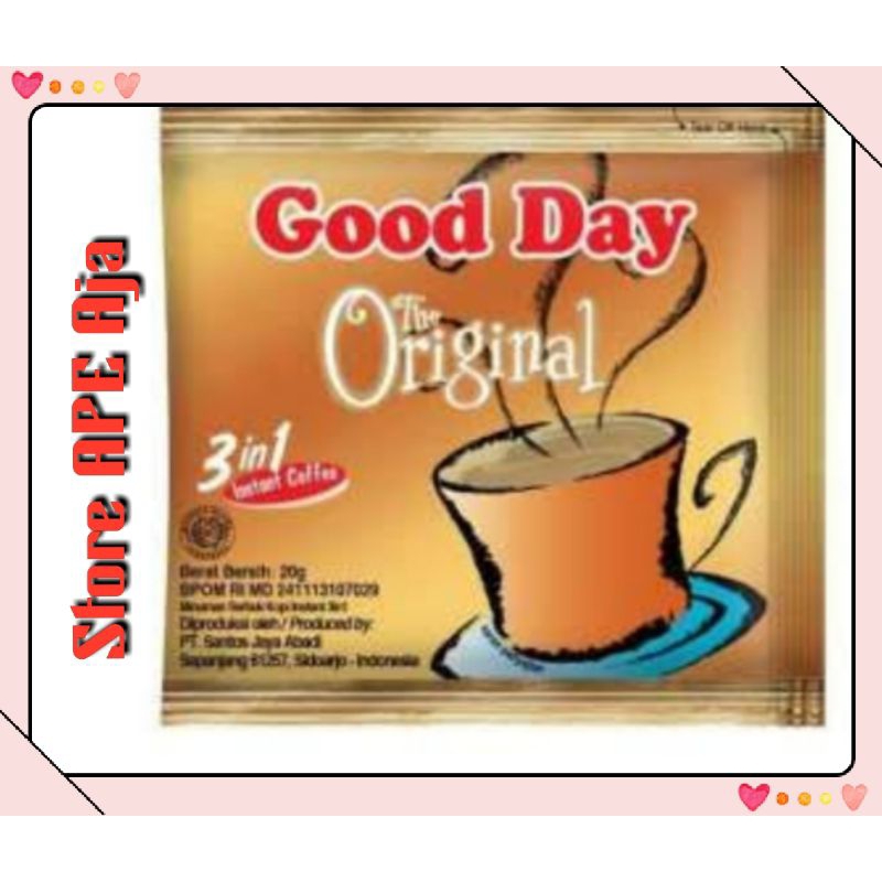 

GOOD DAY 3in1 THE ORIGINAL [ 20gr X 10 Sachet ]