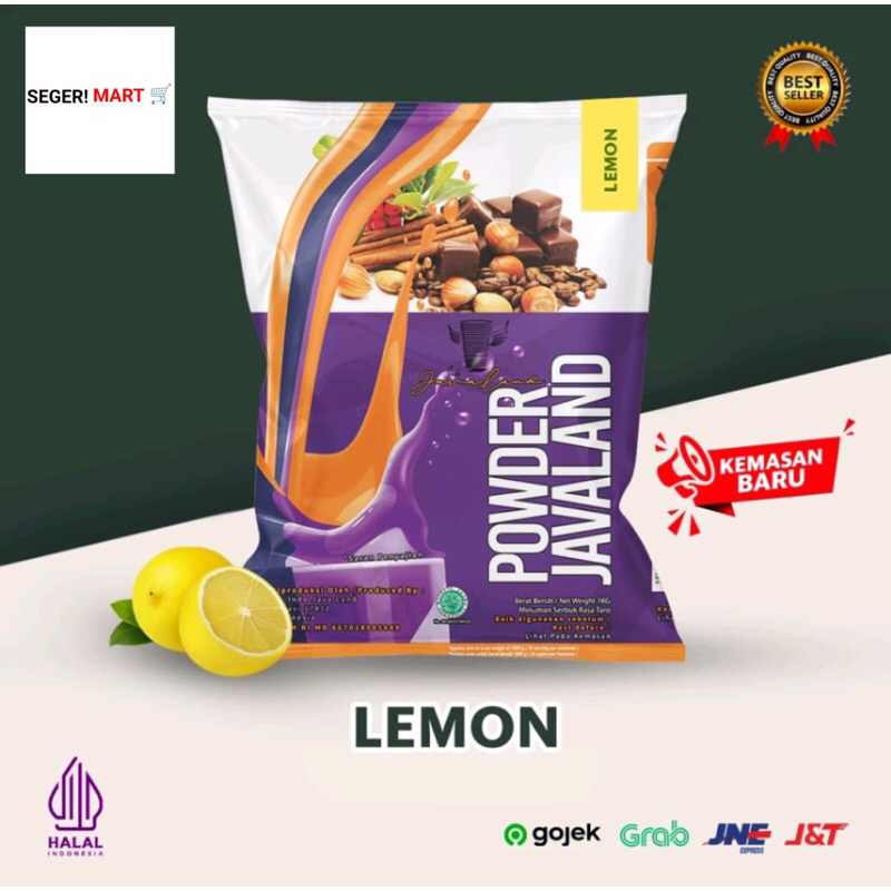 

Powder Bubuk Minuman Rasa Lemon Ukuran 1Kg