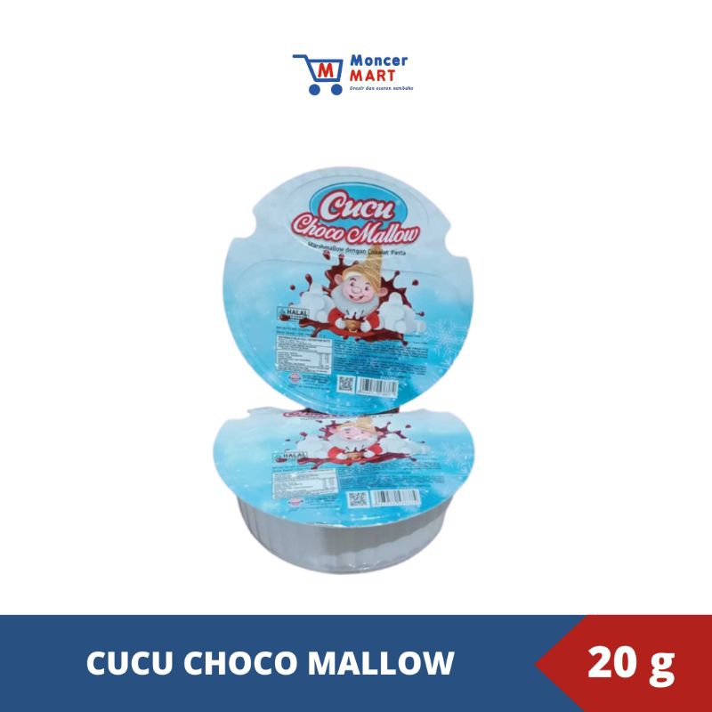 Cucu Choco Mallow 20 g | Marsmallow Colek Saus Cokelat