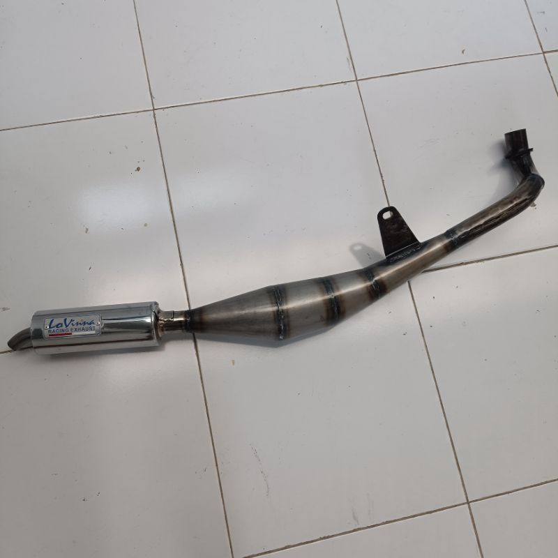 Knalpot Racing Suzuki Bravo Rc 100 Model standar Racing Lovinna